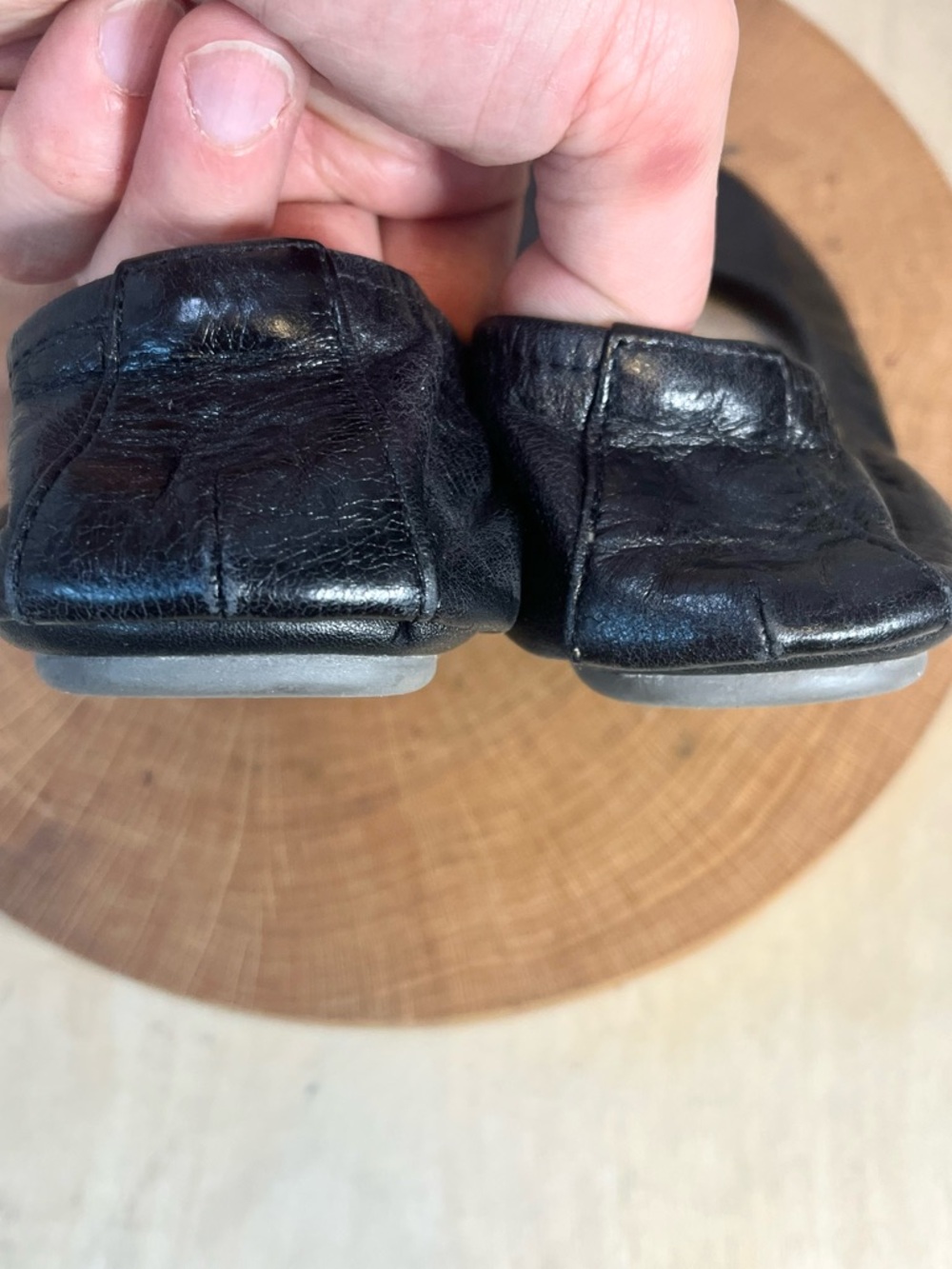 The Storehouse Flats Women's Black Leather Ballet Flats NEW - Picture 14 of 16